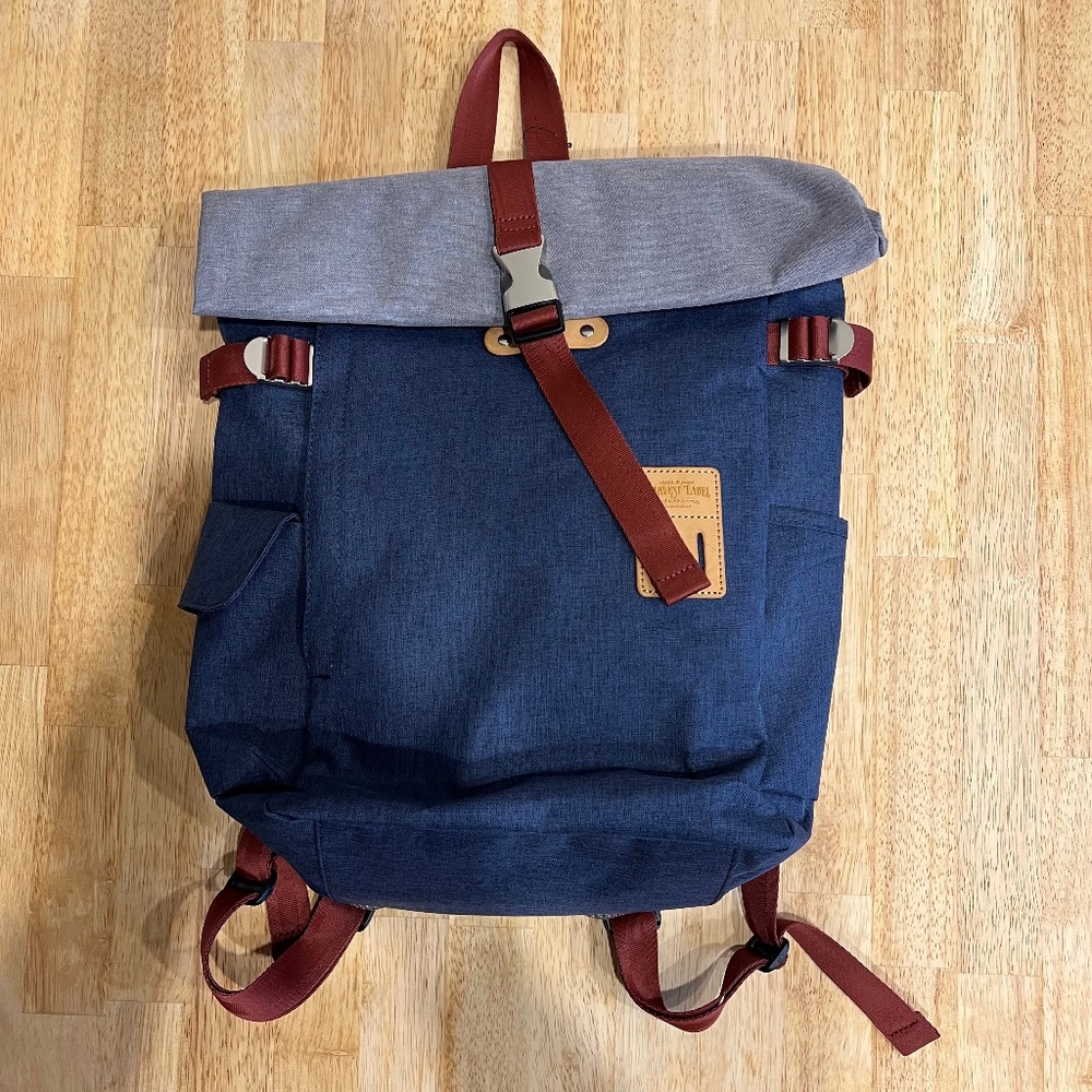 Harvest Label Roll-Top 2.0 Navy Cordura Style Backpack NWT - Picture 3 of 12